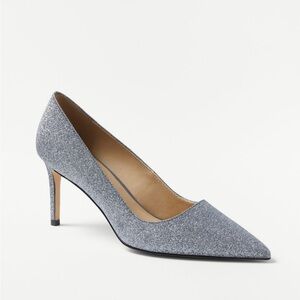 Ann Taylor Glitter Straight Heel Pump, 9.5